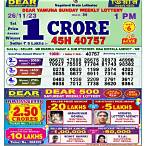 nagaland lottery result sambad